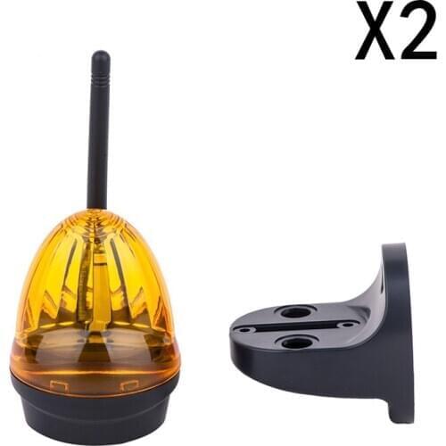 24VDC 12V 110V 220V outdoor LED Signal Alarm Light Strobe Flashing Emergency Warning Lamp wall mount for Automatic Gate Opener