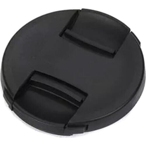 30pcs/lot High quality 49 52 55 58 62 67 72 77 82mm center pinch Snap-on cap cover for canon camera Lens