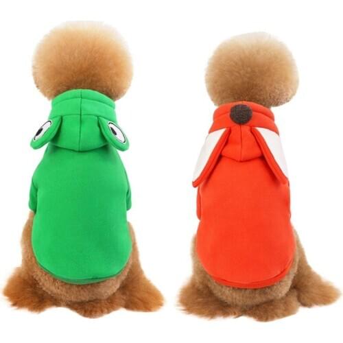 Winter Dog Clothes Pets Clothes Warm Fleece Cute Jacket Chihuahua For Small Medium Dogs Hooded Coat Chihuahua Pet Clothes Outfit