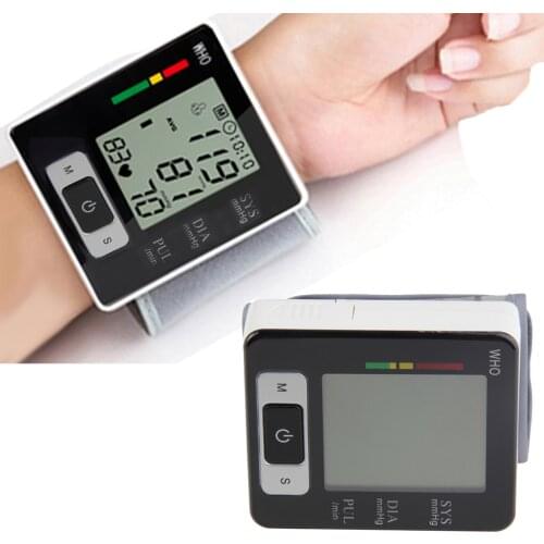 1pc Automatic Digital Wrist Blood Pressure Upper Monitor Heart Meter LCD Screen Hot Selling