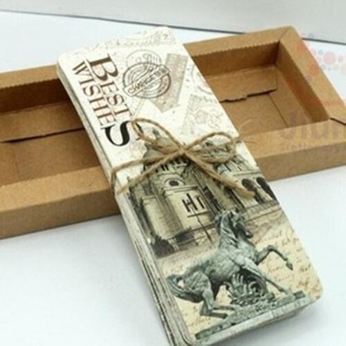 12sets/lot Vintage Different European Scenes France Paris Tower Bookmark Set school supplies stationery