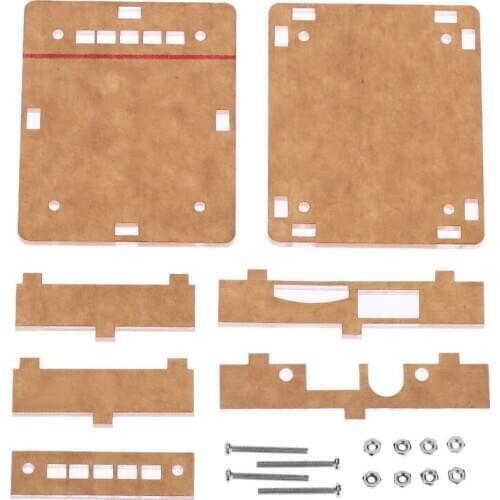 Acrylic DIY Case Cover Shell for USB DC 5V Bluetooth 2.1 Audio Receiver Board Wireless Stereo Music Module with TF Card Slot