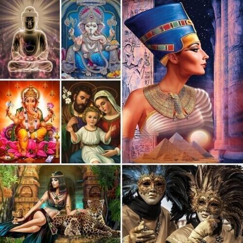 40x50x60x70 diamond painting 5D Full Square embroidery mosaic Cross Stitch Religion jesus tribe DIY home Decoration gift