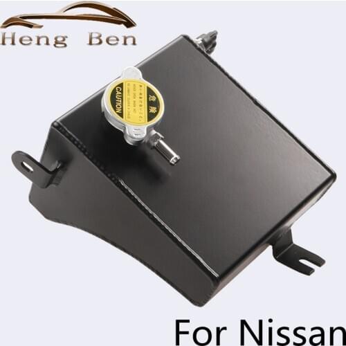 240SX S13 SR20DET KA24DE KA24E KA24 Aluminum Coolant Overflow Tank Reservoir Kit For Nissan