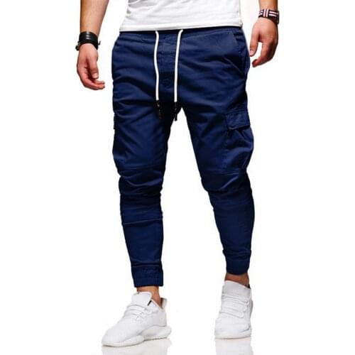 Dihope Men Pants Thin Fashion Casual Jogger Pants 2021 Cargo Pants Mens Multi-pockets Trousers Fitness Gyms Sweatpants Mens