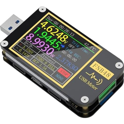 FNB48 PD trigger USB Tester Voltmeter Current QC4 PD3.0 2.0 PPS Fast Charging