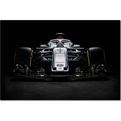 Formula1 Sauber C37 Racing Car Poster DIY Frame Canvas Painting Wall Art Pictures Print For Living Room Home Decor