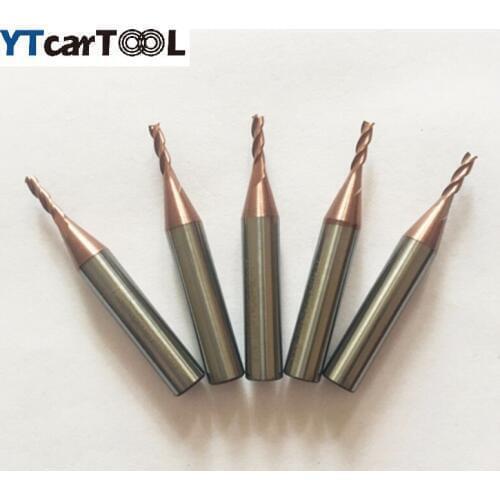 Best Quality 5pcs/lot 2.0mm carbide end milling cutter for MIRACLE A5/A7/A9/ SEC-E9 key cutting duplicated machines