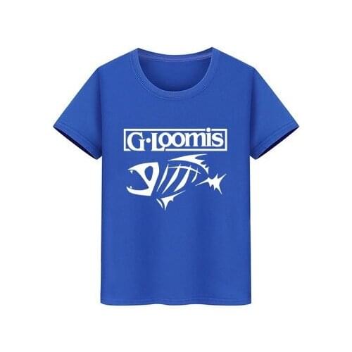 BOY New g.loomis Tshirt Kids Fishing Father Gift Outdoor Sports Breathable Cotton Fishing Children Pure Cotton Short Sleeve Tee