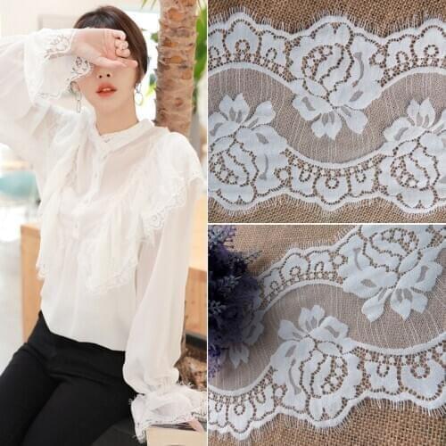 GLace 3M/Lot Eyelash Lace 2colour garment accessories womens Pajama lace brand underwear lace TX038