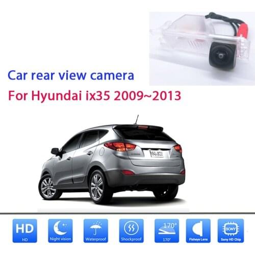 HD 1280x720 Fisheye Rear View Camera For Hyundai ix35 2009 2010 2011 2012 2013 Car Reverse Parking Accessories