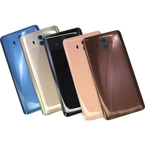 5.9" Battery Cover For Huawei mate 10 Back Housing Rear Glass Door Case With Camera Lens Adhesive Replacement ALP-L09 L29 AL00