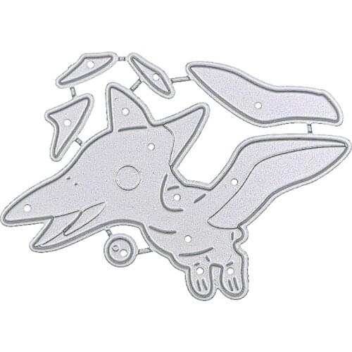 Cute Flying Pterodactyl Carbon Steel Cutting Dies DIY Scrapbooking Photo Album