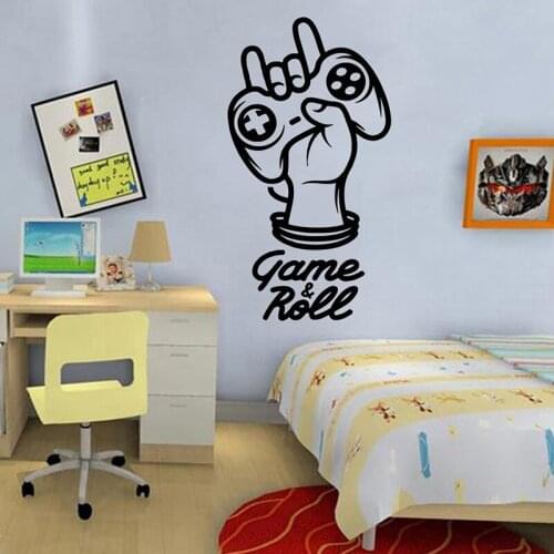 Sticker Decal choose your weapon gamer quote controller video game boys bedroom C5068