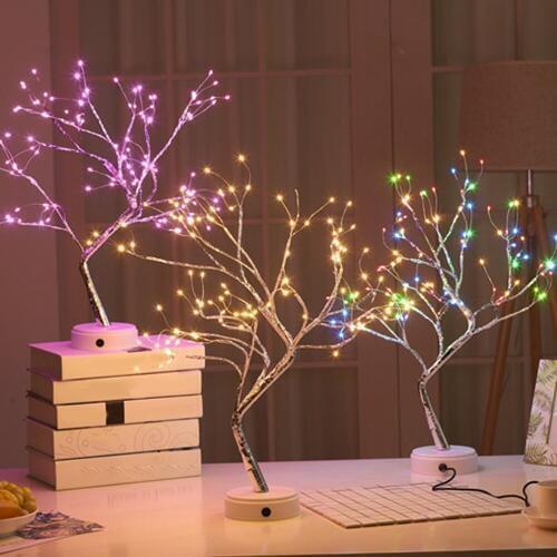 Night Light Bonsai Tree Light Gypsophila Lights Home Party Wedding Indoor Decoration Night Light