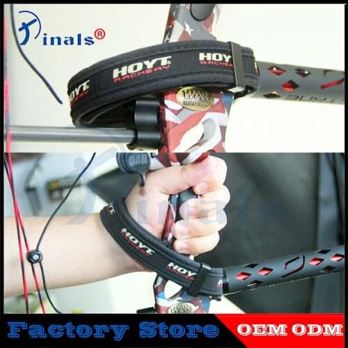 HOYT Archery Compound Bow Adjustable Braided Nylon Wrist Sling Strap Hunting Shooting Target Practice Sports Accessories