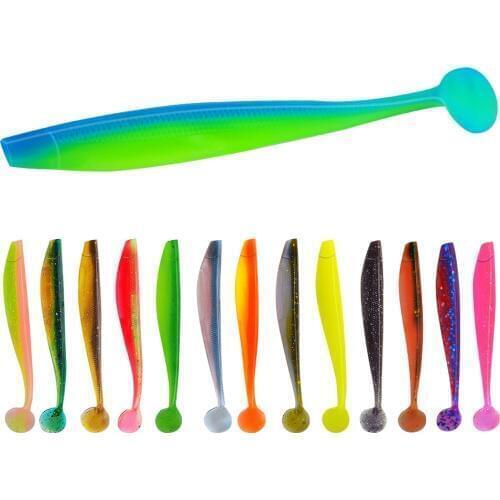 FISH KING New Shad Fishing Lures 90mm 120mm 160mm Wobblers Carp Fishing Soft Lures Silicone Bait Pike Bass Artificial Baits