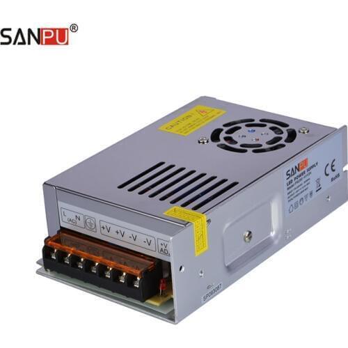 SANPU SMPS 24v 250w LED Switching Power Supply 10a Constant Voltage Driver 220v 230v ac dc Lighting Transformer for LEDs Strips