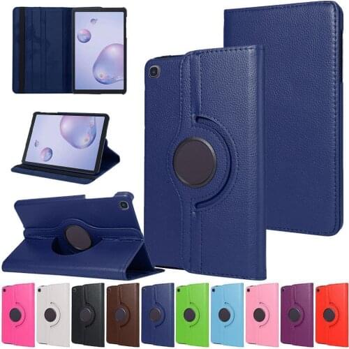 For Samsung Galaxy Tab A 8.4 2020 T307 360 Degrees Rotating Flip Stand Cover Ultra Slim Shockproof Leather PU Tablet Case Shell