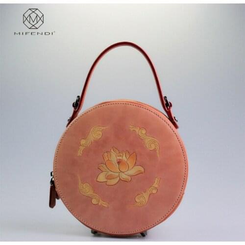 20x20CM Women New Fashion Creative Shoulder Bag Genuine Leather Messenger Bags a6972