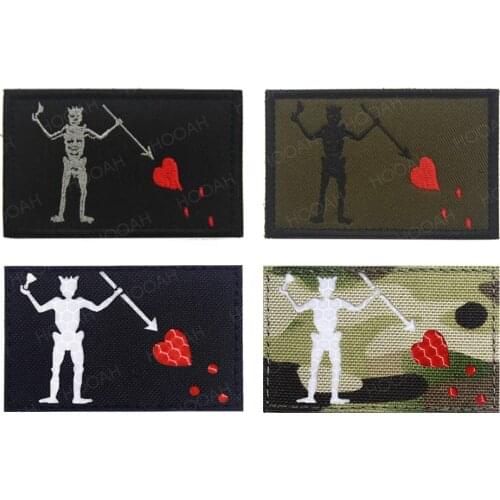 US NAVY SEAL TEAM FLAG HOOK BACKING PATCH BLACKBEARD PIRATE EDWARD TEACH PATCH BADGE