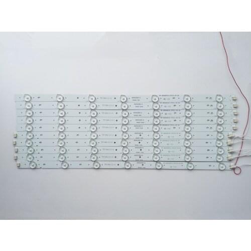 1set=10PCS LED Backlight For TCL D50A710 L50F2850A RF-BS500E32-0701L RF-BS500E32-0701R-02 A0 RF-BS500E32-0701R-06 A0