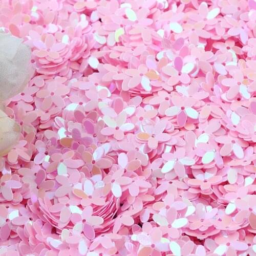 10g 10mm Solid Flower Sequins for Crafts Lentejuelas for Needlework PVC Sequin Paillette DIY Sewing Garment Accessories Confetti