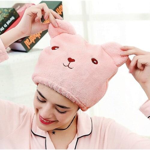 2021 New Microfiber Hair Turban Quickly Dry Hair Hat Hygroscopicity And Breathability Wrapped Towel Soft Dry Cap Towels