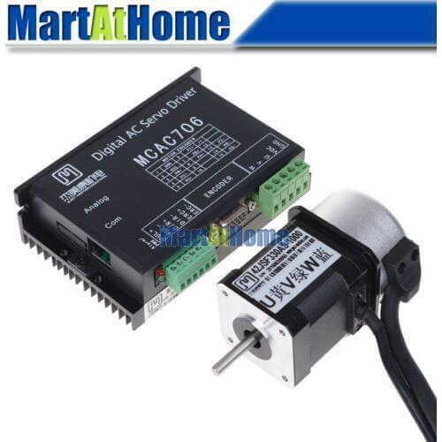 32W 24V CNC Servo Kit NEMA 17 Brushless DC Servo Motor & Driver for 3D Printer, CNC Engraving Machine #SM743 @SD