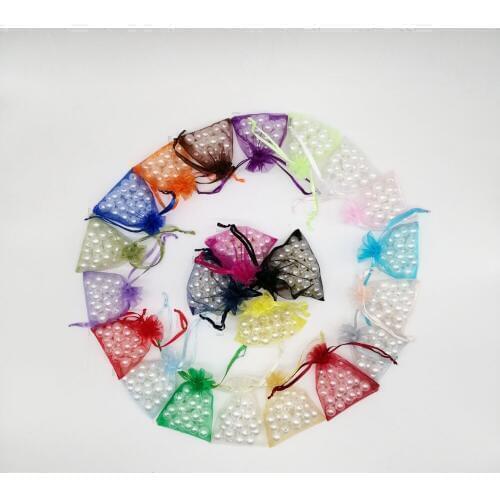 500pcs Organza Bags 9x12 Small Organza Gift Bags For Jewelry Packaging Display Christmas Wedding Jewelry Storage Drawstring Bag