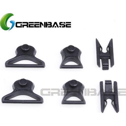 GREENBASE FAST Helmet accessories Ski Helmet 19mm & 36mm Airsoft Goggle Swivel Clips Tactical Helmet Sports Mount Accessories