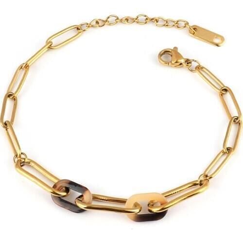 Geometry Bracelet Stainless Steel Bracelet For Women Bracelet Punk Chain Bracelet Vintage Simple Bracelet Jewelry Gift