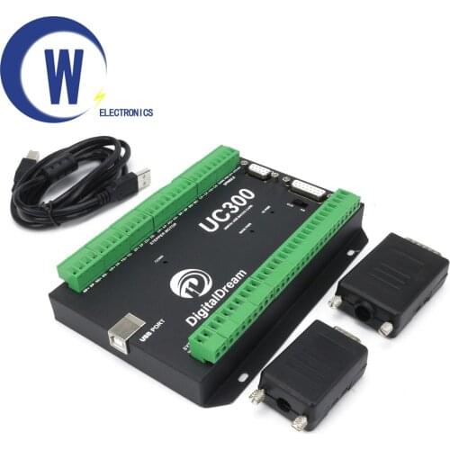 CNC NVUM upgrade Mach3 USB Motion Controller UC300 3/4/5/6 Axis Control Card for milling machine