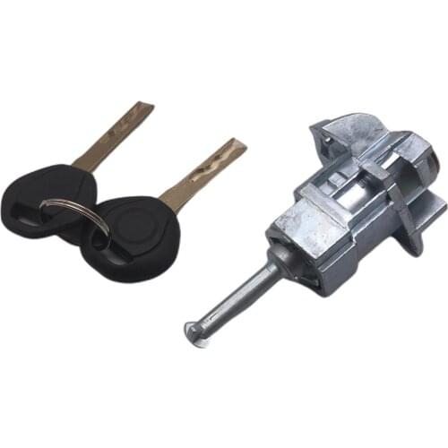 FOR E46 3 SERIES LEFT DRIVER SIDE DOOR LOCK CYLINDER BARREL KIT + 2 KEYS