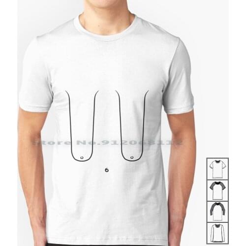 Things T Shirt 100% Cotton Boobs Simple Line Art Funny Humorous Special Extraordinary