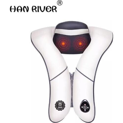 HANRIVER The shoulder and neck beat the home cervical massager electric 51 mode 9 power release the hands daily use 15 minutes