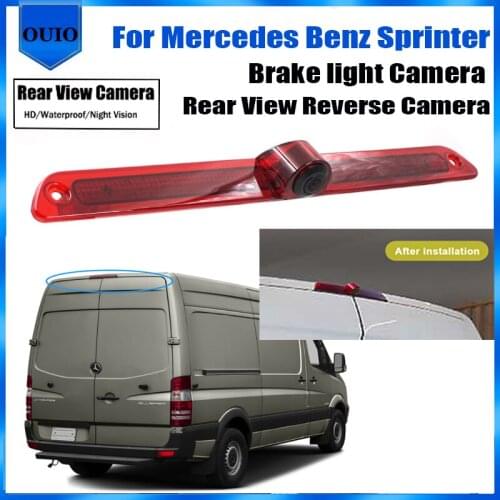 HD Rear View Reverse Camera For Mercedes Benz Sprinter Night vision BackUp Parking Waterproof Brake light Camera