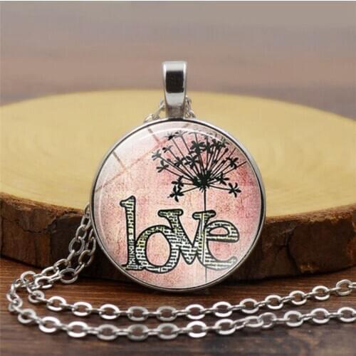 Classic Crystal Pendant Tassels Sweater Chain Couples Jewelry Glass Necklace Fashion English Sign Cute Cat Pattern Necklace Gift