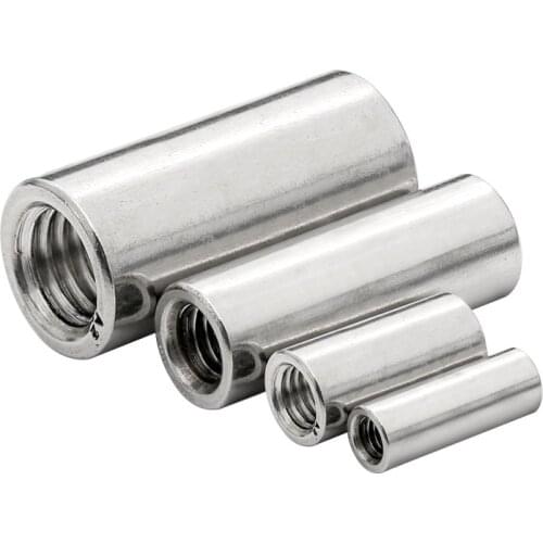 M3 M4 M5 M6 M8 M10 M12 M14 M16 304 Stainless Steel Extend Long Round Coupling Nuts A059