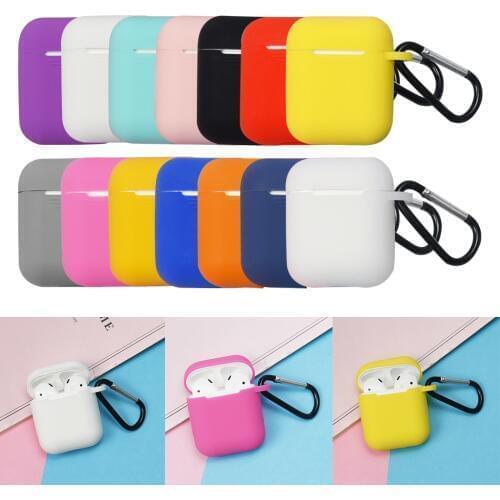 Soft Silicone Case For Apple Airpods Shockproof Cover For AirPod 2 1 Cases Ultra Thin Protector Headphone Case For Airpods