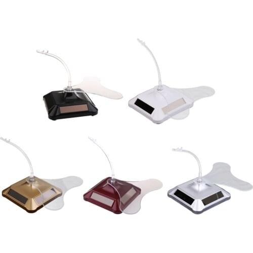 Solar Energy Powered Rotating Display Stand Sunglasses Eyeglasses Retail Show Holder Organizer