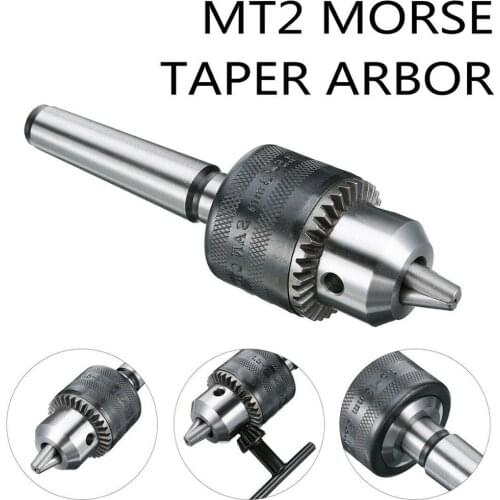 5/64\'\' To 1/2\'\' Chuck Mini Metal Lathe Tail Stock Drill Chuck Tools With MT2 Morse Taper Arbor Drill Chucks