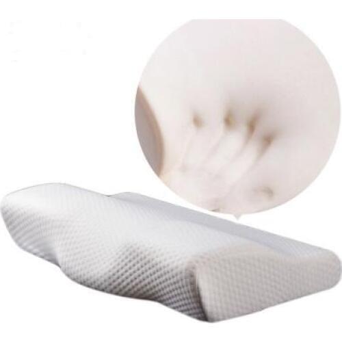 Memory Foam Bedding Pillow Neck protection Slow Rebound Memory Foam Butterfly Shaped Pillow Health Cervical Neck size in 50*30CM