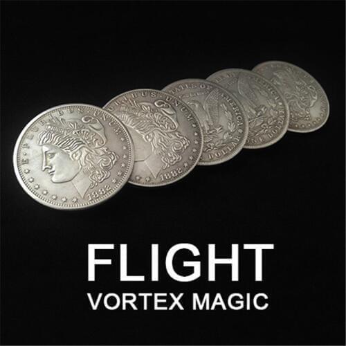 FLIGHT by Michael Afshin & Vortex Magic - Coin Magic Tricks Magician Appear/Vanish Magia Close Up Magic Illusion Props Gimmick