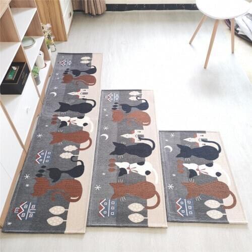 Kitchen Mat Cheaper Anti-slip Modern Area Rugs Living Room Balcony Bathroom Printed Carpet Doormat Hallway Geometric Bath Mat