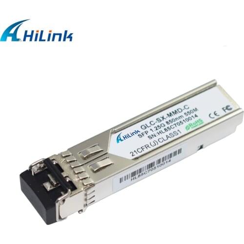 SFP 1.25G 850nm 550M SFP MMC Telecom Equipment SFP Transceiver Module 1000BASE LC Optical Modules