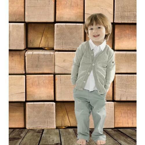 Light Yellow Wood Wall Photography Background Backdrop for Baby Grey Wooden Floor Photo Studio Background Kids Studio Backdrops