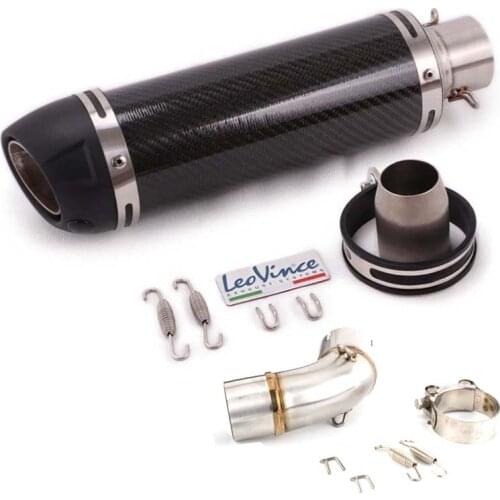 Motorcycle Exhaust System Muffler Escape DB Killer 51 Middle Tube Link Pipe for Honda Cb1000R CB1000R Exhaust 2008-2016