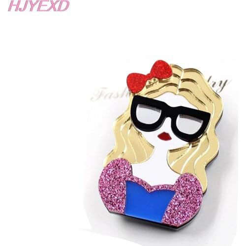 Xiaoyan Brooches Girl On Clothes