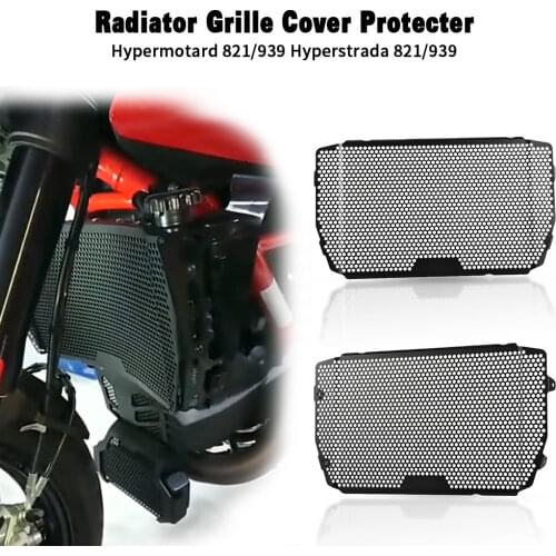 Motorcycle Radiator Grille Guard Cover For Ducati Hypermotard 939 SP Hyperstrada 939 Hypermotard 939 2013-2018 821 SP 2013-2015